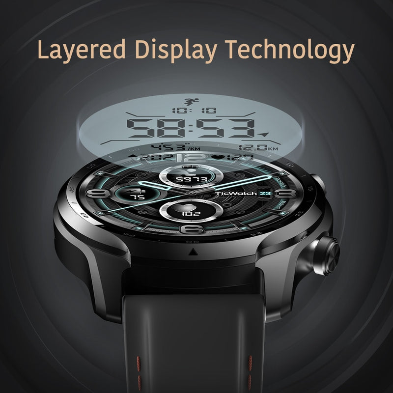 TicWatch Pro 3 GPS Wear OS Smartwatch Men&