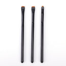 Professional Eye Makeup Brushes Black Flat Eyeliner Brush Eyebrow Application Lip Makeup Brush Eye Patch Makeup Tools 2/3pcs