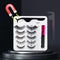 3/5/7Pairs Magnetic Eyelashes False Lashes Repeated Use Eyelashes Waterproof Liquid Eyeliner With Tweezer Makeup Set