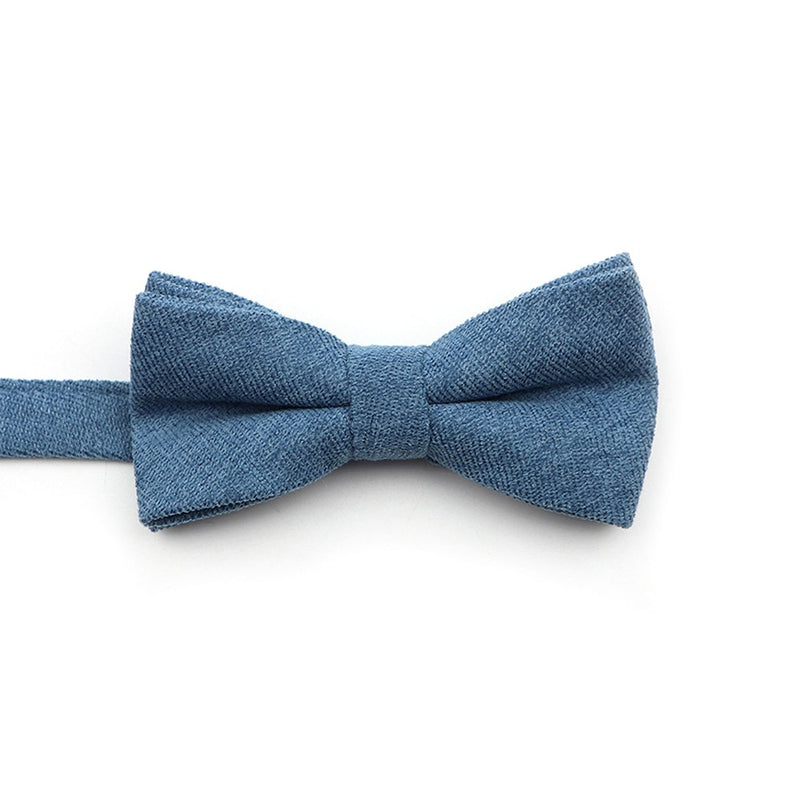 NEW Macarons Solid Color Men Bow Tie Super Soft Suede Classic Shirts Bowtie Bowknot Adult Child Butterfly Cravats For Wedding