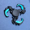 Anime Game Weapon Fidget Spinner Colorful Metal Zinc Alloy Ninja Shuriken Darts Hand Spinner Smooth Electroplate Fidget Gryo Toy