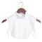 Fashion White Black Lace Fake Collar Blouse Vintage Detachable Shirt False Collar Lapel Blouse Top Women Clothes Accessories