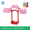 Blocks Amusement Park Accessory Slide Ladder Swing Seesaw Carousel Big Large-particle City Building Children&