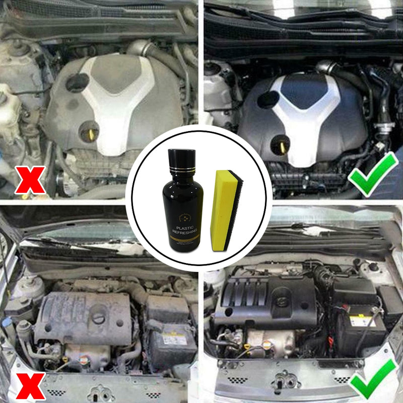 30ml Car Plastic Parts Retreading Agent Instrument Panel Agent Automotive Interior Plastic Part Retreading Cleaning Agent