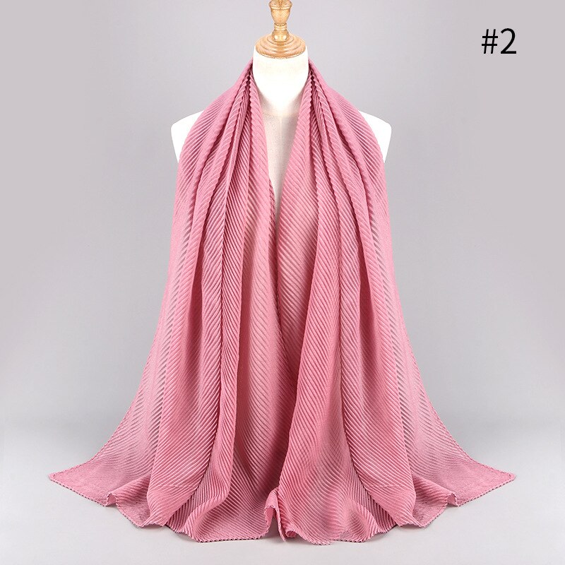 2021 NEW Flocked Bubble Cotton Scarf Hijabs For Muslim Women Soild Color Breathable Islamic Headscarf Arab Head Scarves