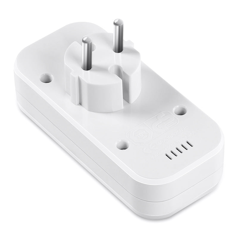 European style dual socket with dual USB 5V 2A output, plug adapter, free shipping