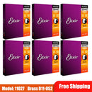 Elixir Acoustic Guitar Strings Set Phosphor Bronze Strings Bright Tone Anti-Rust Nanoweb 11002 11027 11052 16002 16027 16052