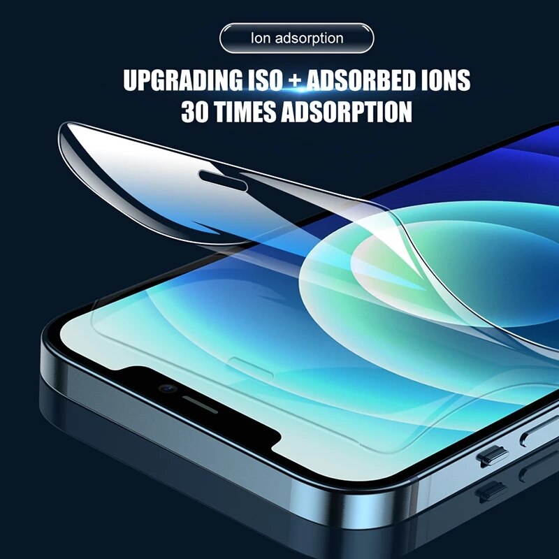 Full Cover Hydrogel Film For iPhone 13 7 8 Plus 6 6s Screen Protector 11 12 13 Pro mini XR X XS Max SE 2020 Back Film Not Glass
