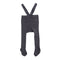 Wholesale Babys Cotton Suspender Pantyhose Infants Baby Girls Boys Cute Solid Color High Waist Bandage Overall Leggings Tights