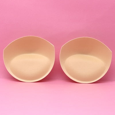 6pcs/3pair Sponge Bra Pads Push Up Breast Enhancer Removeable Bra Padding Inserts Cups for Swimsuit Bikini Padding Intimates