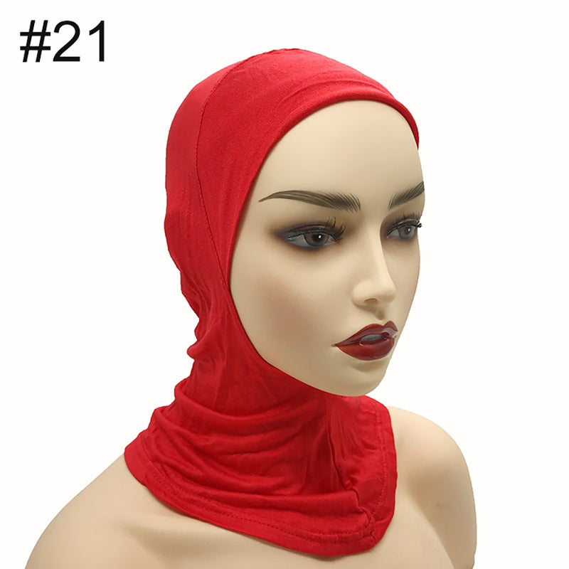 Under Scarf Hijab Cap Muslim Women Veil Turban For Women Muslim Fashion Islam Inner Cap Hijab Jersey Underscaf Caps Hat Ladies