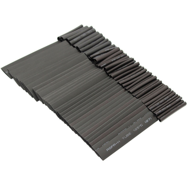 127 Pcs Heat Shrink Sleeving Tube Tube Assortment Kit Electrical Connection Electrical Wire Wrap Cable Waterproof Shrinkage