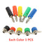 10Pcs/set Male Female J072 4mm Banana Plug Male And Female To Insert Connector Banana Pin DIY Model
