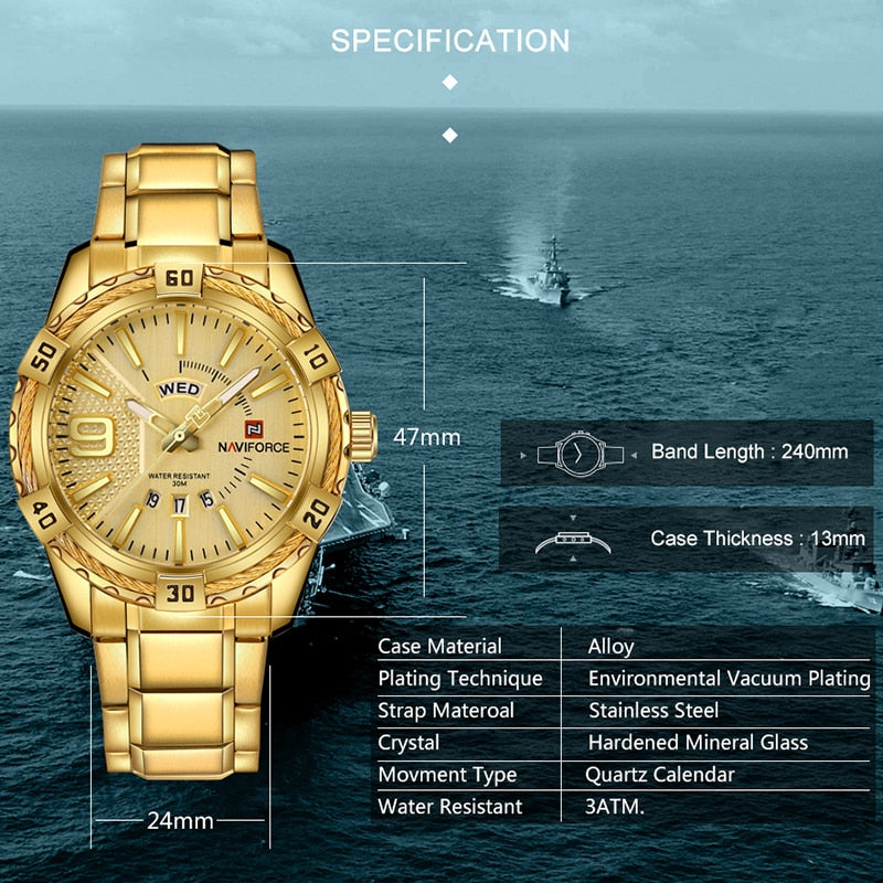 NAVIFORCE Luxury Brand Men&