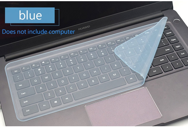 Universal Laptop Cover Keyboard Skin Dustproof Waterproof Soft Silicone Protector Generic for Macbook 12-14 inch and 15-17 inch