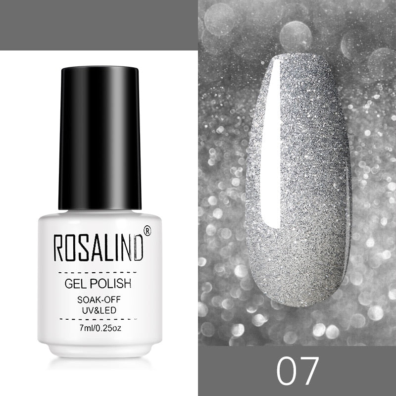 ROSALIND Nail Gel Polish Semi Permanent Polish All For Manicure Nails Art UV Hybrid Varnishes Gellak Base TOP Primer For Nails
