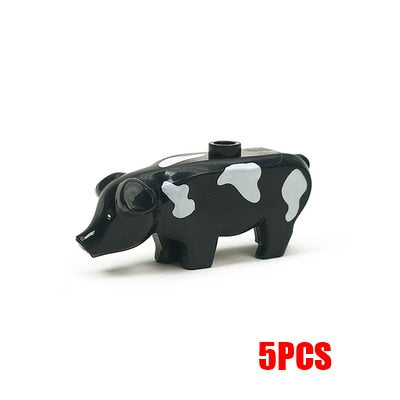Compatible Mini Animals Building Blocks for Children MOC Turtles Bird Dolphin Fish Model Building Blocks Bricks Kids DIY Toys
