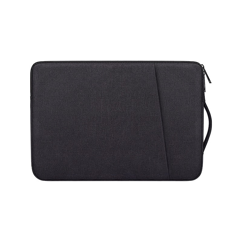 Side Carry Laptop Bag with Front Bag for iPad 13/14/15 inch Notebook Case for Macbook Computer Handbag Laptop Sleeve Briefcase