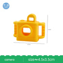 Blocks Amusement Park Accessory Slide Ladder Swing Seesaw Carousel Big Large-particle City Building Children&