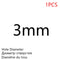 Punching Leather Hole Punch Round Steel Leather Craft Hollow Hole Punch 1mm-30mm for Metal Gaskets Leather Plastic Rubber