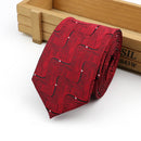 61 Colors Jacquard Striped Plaid Paisley Necktie 6cm Polyester Male Narrow Tie Skinny Tuxedo Suit Shirt Gift For Men Accessory