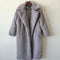 Winter Women High Quality Faux Rabbit Fur Coat Luxury Long Fur Coat Loose Lapel OverCoat Thick Warm Plus Size Female Plush Coats