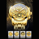 Flywheel Rotating Window Mens Watches Luxury Fashion Luminous Auto Date Men Quartz Watch Waterproof Male Clock relogios Relogio