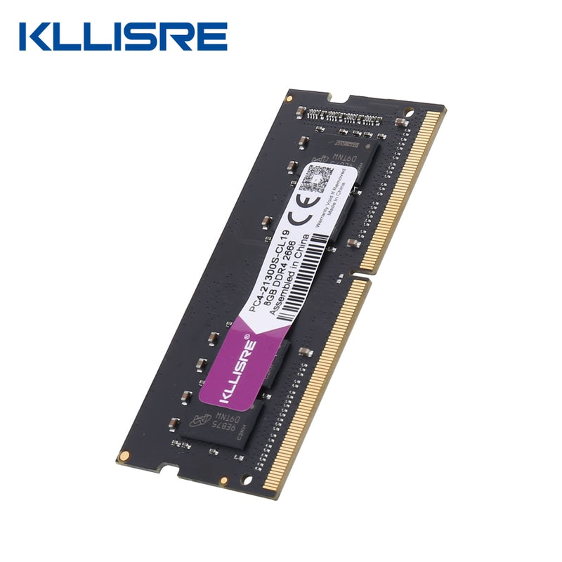 Kllisre DDR3 DDR4 8GB 4GB 16GB laptop Ram 1333 1600 2400 2666 2133 DDR3L 204pin Sodimm Notebook memory