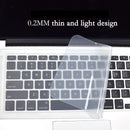 Universal Laptop Cover Keyboard Skin Dustproof Waterproof Soft Silicone Protector Generic for Macbook 12-14 inch and 15-17 inch