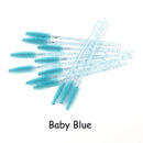 Disposable Eyelash Brush 25/50 Pcs Crystal Eye Brush Diamond Handle Mini Mascara Wands Brush Eyelash Extension Makeup Brush Set