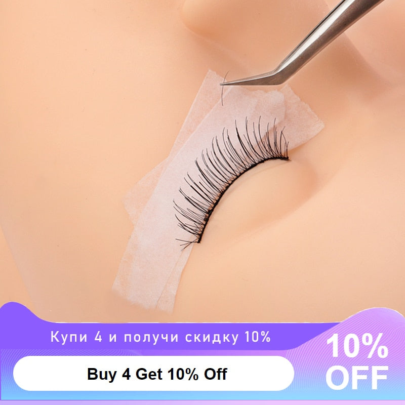 Wholesale breathable easy to tear Medical Tape/White Silk Paper Under Patches Eyelash Extension Supply Eyelash Extension Tape