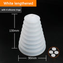 Electric Drill Dust Cover Rubber Impact Hammer Drill Dust Collector Dustproof Device Power Tool Accessories With 4 Rubber Band