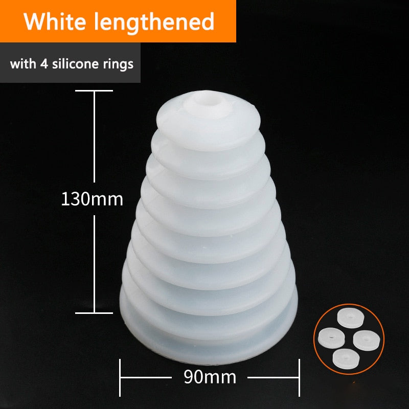 Electric Drill Dust Cover Rubber Impact Hammer Drill Dust Collector Dustproof Device Power Tool Accessories With 4 Rubber Band