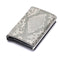 Custom Name Business Bank Credit Card Holder Men Wallet Coin Leather Wallet RFID Aluminium Box CardHolder with Money Clips Purse