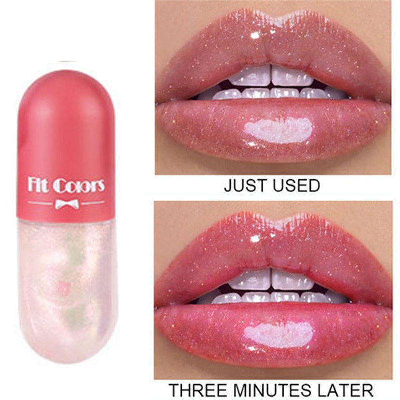 Day Night Instant Volume Lip Plumper Oil Clear Lasting Nourishing Repairing Reduce Lip Fine Line Care Lip Sexy Beauty Cosmetic