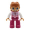 Big Size Action Figures City Princess Policemen Family Building Block Doll Character Accessory Toys Assembly Children Kids Gift