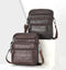 Men&#39;s Leather Shoulder Waist Bag Multi-function Mobile Phone Bag Head Layer Cowhide Body Bag Male Chest Bag Shoulder Bag