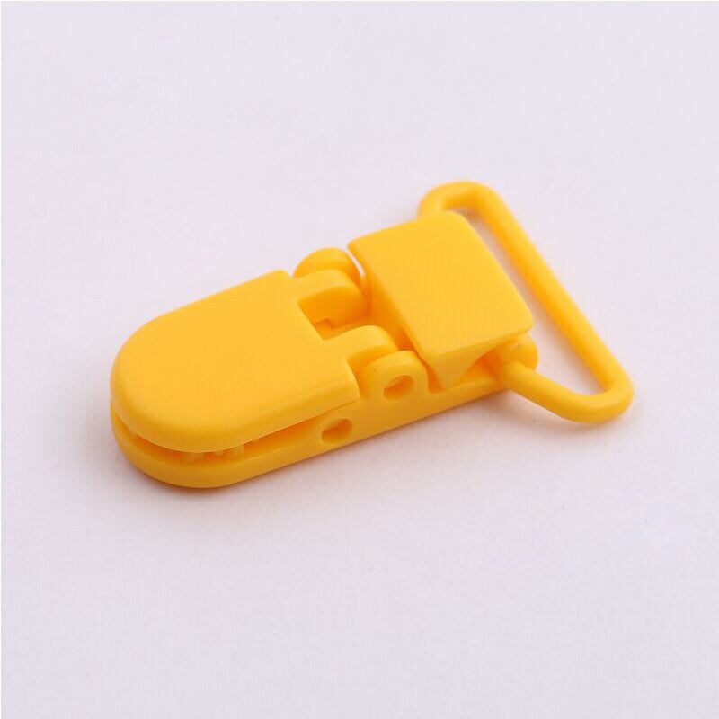5pcs 25mm Plastic Baby Pacifier Chain Transparent Pacifier Clips Soother Holder For Baby Pacifier Nipples Holder Round Clamp