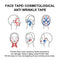 2.5CM*5M V Line  Kinesiology Tape For Face Neck Eyes Lifting Wrinkle Remover Sticker Tape Facial Skin Care Tool Bandagem Elastic