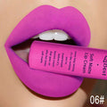 QIBEST Brand 34 Colors Liquid Lipstick Waterproof Matte Nude Lipstick Pigment Red Long Lasting Lip Gloss Women Makeup Lipgloss