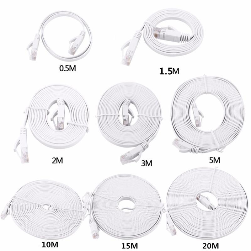 Internet 1/3/5m CAT6 Ethernet Cable RJ45 Lan Cable Network Ethernet Patch Cord CAT 6 2m Network Cable For Computer Router Laptop