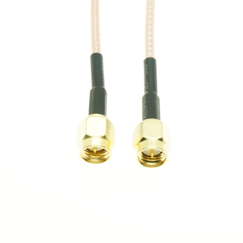 RG316 RG174 Cable SMA Male To SMA Male Female Nut Bulkhead Extension Coax Jumper Pigtail