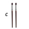 OVW Cosmetic 2/6 pcs Makeup Eye Shadow Brush Set Goat Hair Tool Ultra Soft Make Up Tapered Blender Diffuse Kit Cut Crease Brush