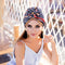 Pastoral Floral Print Turban Women National Wind Muslim Hat Bandana Chemotherapy Hat Sleep Caps Beanies Headwrap Fashion Casual