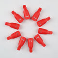 10 Pcs Plastic Nail Clip Nail Art Gel Polish Remover Soak Off Cleaner Cap Clip 8 Colours