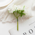 60PCS Artificial Flowers Mini Bouquet Stamen Wedding Party Christmas Decorations for Home DIY Handmade Wreaths Craft Fake Plants