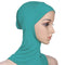 New Fashion Muslim Underscarf Women Veil Hijab Islamic Soft Cotton Solid Color Elastic Comfortable Breathable Casual Turbans