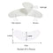 20/50/100 Pairs Eyelashes Patch Hydrogel Patches Eyelash Extension Patch Lash Extension Supplies Gel Pad Under Eye Patches Pads