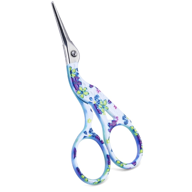 Eyebrow Scissors Stainless Steel Nail Tools Eyebrow Nose Eyelash Scissors Multifunctional Facial Hair Trimmer Makeup Beauty Tool