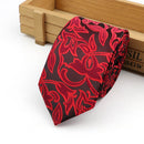61 Colors Jacquard Striped Plaid Paisley Necktie 6cm Polyester Male Narrow Tie Skinny Tuxedo Suit Shirt Gift For Men Accessory